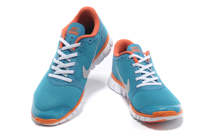 Nike Free 3.0 hommes bleus oranges nouvelles chaussures hommes (3)